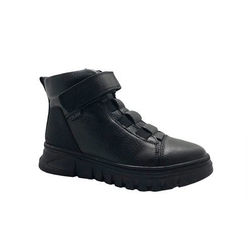 Ботинки для мальчика, цвет черный, шнурки/липучка - фото 15036