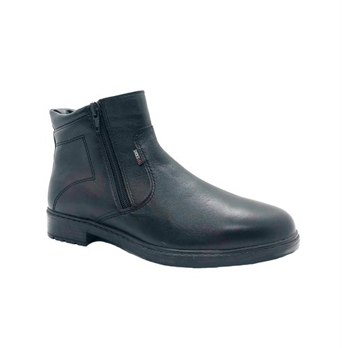 Ботинки для девочки, цвет черный, молния, небольшой каблук - фото 15498