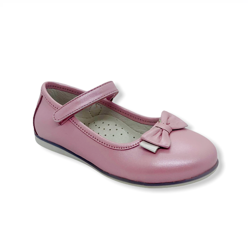 Туфли для девочки, цвет розовый, ремешок на липучке - фото 4831