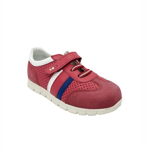 Кроссовки для девочки, цвет красный, шнурки/липучка - фото 6070