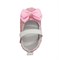 Пинетки-туфельки для девочки, розовые с бантом - фото 10164