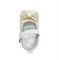 Пинетки-туфельки для девочки, бежевого цвета с бантом - фото 10206