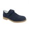 Школьные туфли для мальчика, цвет синий, липучка/шнурки - фото 10385