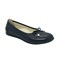 Туфли для девочки, цвет темно-синий, бантик - фото 10550