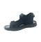 Сандалии для мальчика, цвет темно-синий, открытые нос и пятка, на липучках 2896 - фото 14161