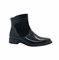 Ботинки для девочки, цвет черный, молния, небольшой каблук, комбинированная кожа - фото 15528