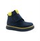 Ботинки демисезонные для мальчика, цвет темно-синий/желтый, на липучке - фото 16515