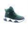 Ботинки демисезонные для мальчика, цвет темно-зеленый/черный, шнурки/липучка - фото 16602