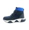 Ботинки демисезонные для мальчика, цвет темно-синий/голубой, липучки 3145