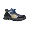 Ботинки кроссовочного типа для мальчика, цвет голубой/черный, шнурки/молния - фото 17244