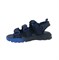 Сандалии для мальчика, цвет черный/синий, открытые нос и пятка, на липучках 3317 - фото 18429