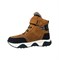 Ботинки для мальчика, цвет горчичный/черный, липучка/шнурки 3472