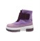 Ботинки зимние для девочки, цвет сиреневый/бордовый, липучка 3686