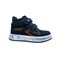 Ботинки кроссовочного типа для мальчика, цвет синий/коричневый, липучки 3872