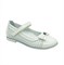 Туфли для девочки, цвет белый, ремешок на липучке, перфорация - фото 9433