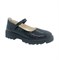 Туфли школьные для девочки, цвет темно-синий, ремешок на липучке - фото 10892