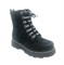 Ботинки для девочки, цвет черный, молния/шнурки - фото 7658
