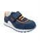 Кроссовки для мальчика, цвет синий/оранжевый,  липучка/шнурки - фото 8401