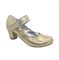 Туфли для девочки, цвет золото, со стразами - фото 9614